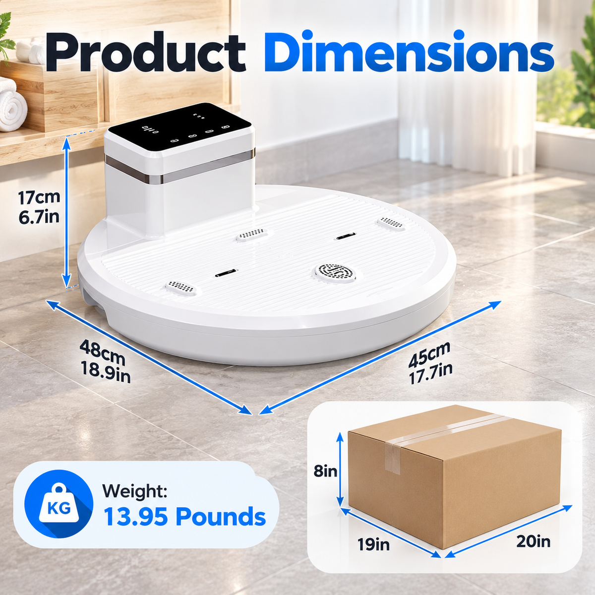 AirGlow Smart Full Body Dryer – Hands-Free Air Drying Machine