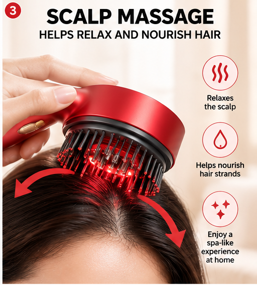 GlowScalp Electric Massage & Hair Care Brush