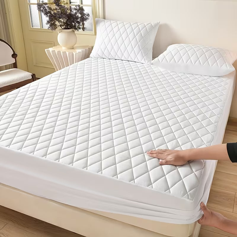 CloudNest Waterproof Quilted Mattress Protector