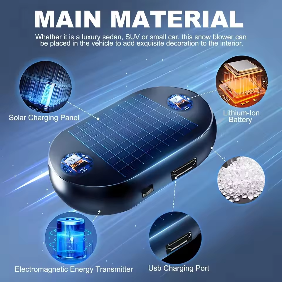 FrostFree Car Snow Remover - Solar-Powered Ice & Snow Removal Device