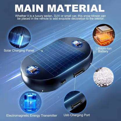 FrostFree Car Snow Remover - Solar-Powered Ice & Snow Removal Device