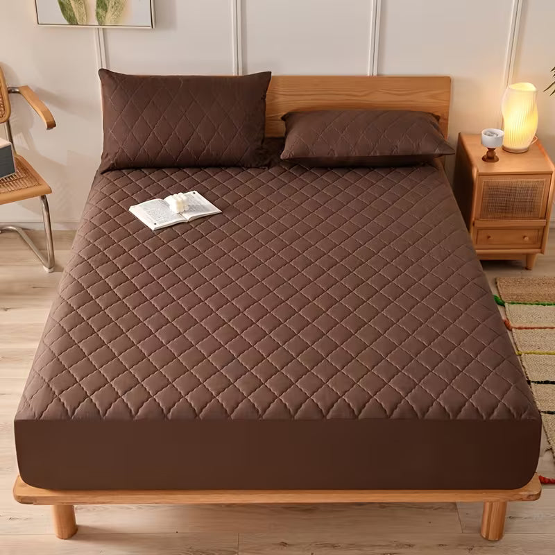 CloudNest Waterproof Quilted Mattress Protector