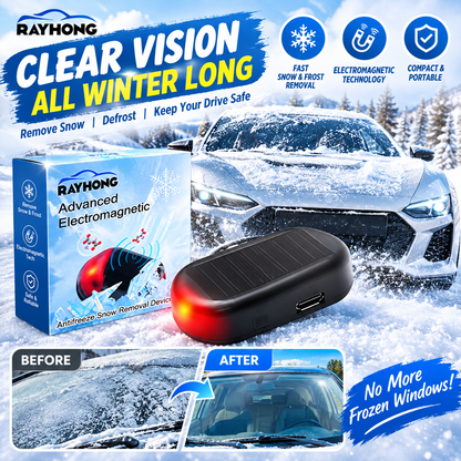 FrostFree Car Snow Remover - Solar-Powered Ice & Snow Removal Device