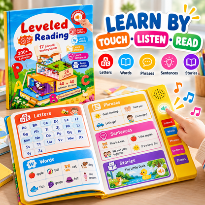 Little Reader Interactive Sound Book - Interactive Learning Book for Kids