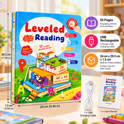 Little Reader Interactive Sound Book - Interactive Learning Book for Kids