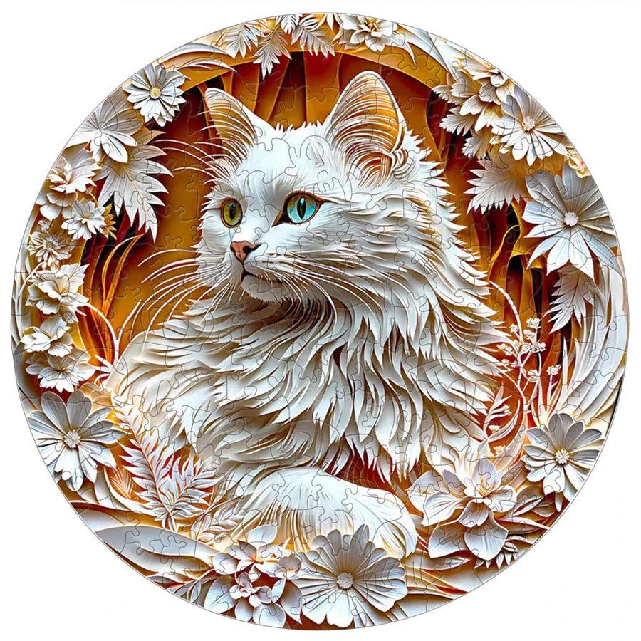 A3 Cat Wooden Puzzle