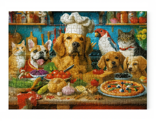Animal Food Kitchen - 1000 Pieces Jigsaw Puzzle