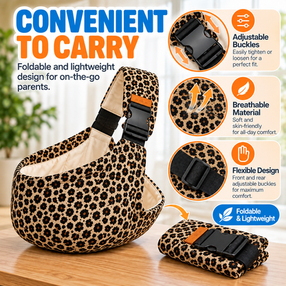 CozyCarry Adjustable Baby Carrier – Comfortable Front & Back Carry Design
